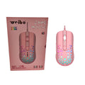 Mouse Gamer Rosa Usb Weibo 3200dpi Optic